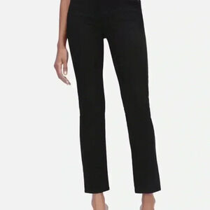 Frame Denim Le High Straight – Black (Size 31) | High-Rise & Cropped